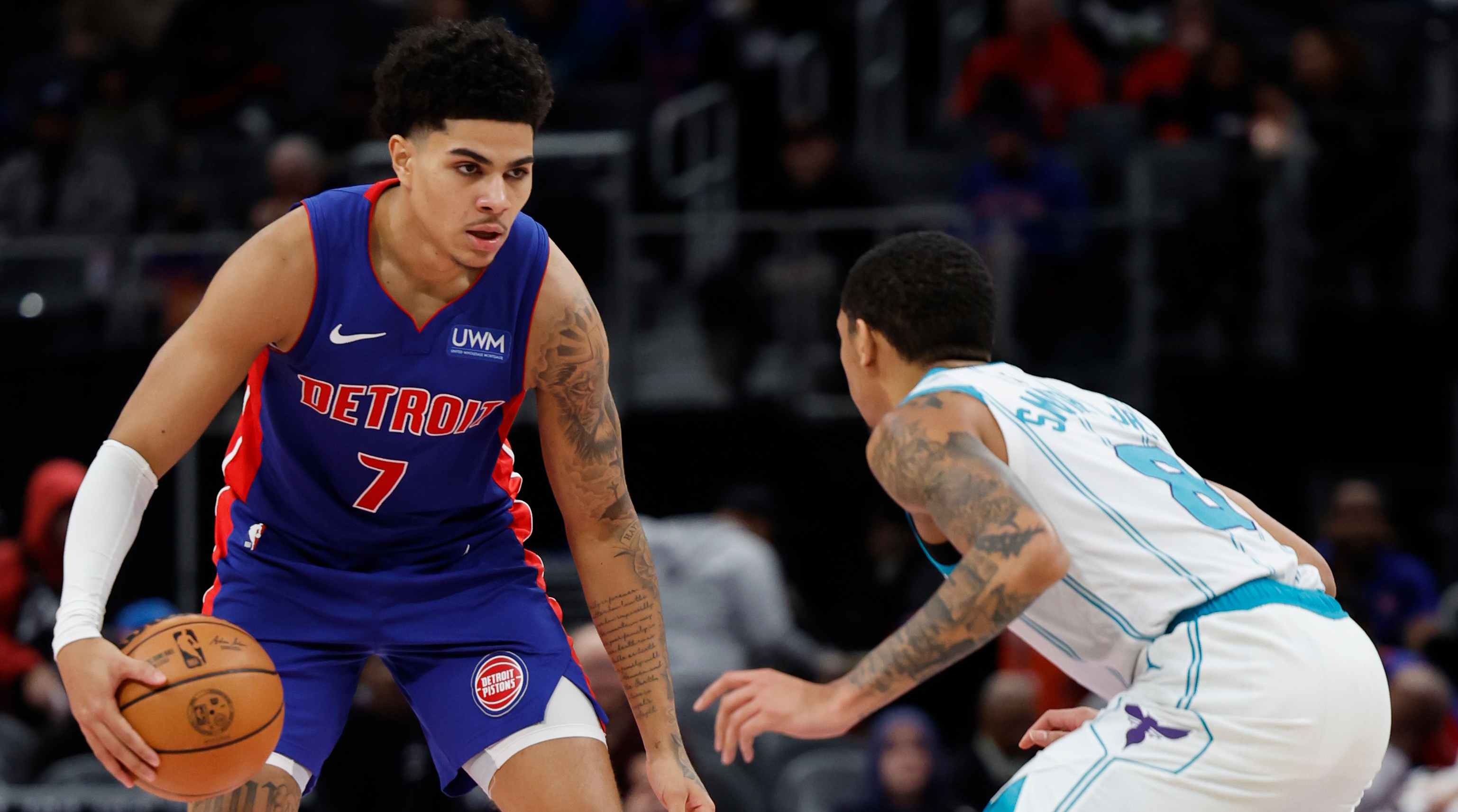 Detroit Pistons guard Killian Hayes.